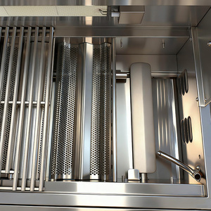 Cuisine extérieure moderne de luxe, robuste, de qualité supérieure, intégrée, en acier inoxydable SUS 304, pour la maison, le jardin, <span class=keywords><strong>barbecue</strong></span> au <span class=keywords><strong>gaz</strong></span> GPL/GN de 48 pouces - Product Image 4