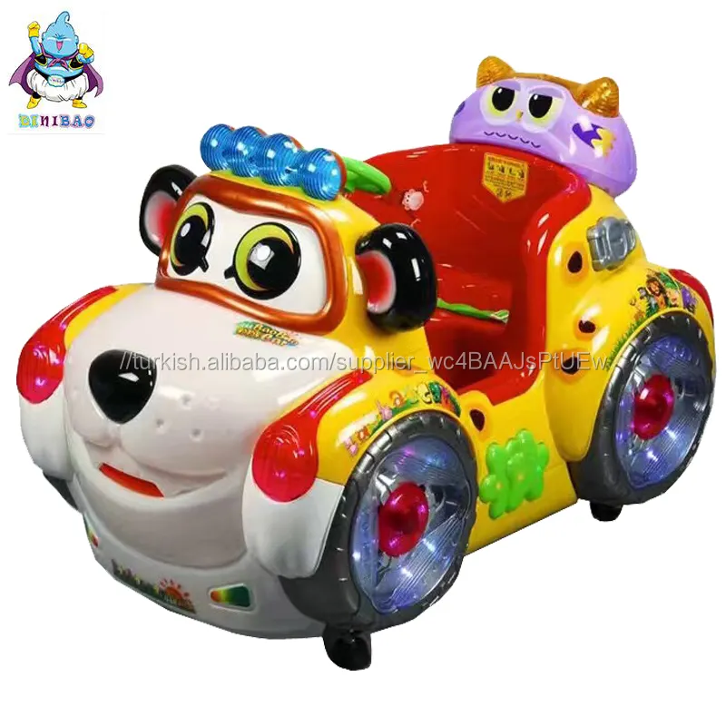 Jetonlu plastik Kar Leopar üzerinde kiddie ride Çocuk kapalı salıncak araba rides oyun makinesi