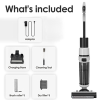 Aspirateur intelligent sans fil sec et humide pour la maison, l'hôtel et la voiture avec filtre HEPA et moteur sans balais