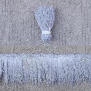 Plumas de fixation de mouches naturels blanchis teints 6-8 pouces plume de paon herl enfilées pour plume de pêche - Product Image 2