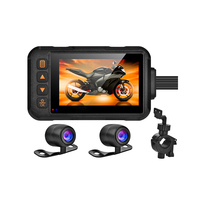 Caméra de tableau de bord pour moto Arvov SE60 720P à double objectif avec écran LCD 3,5 pouces, WiFi, étanche IP65+IP67, compatible avec les voitures et les motos, nouvelle