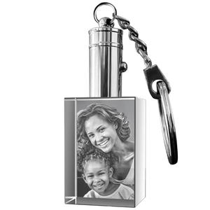 Llaveros de Cristal Transparente al por Mayor HDW, Personalizados <span class=keywords><strong>con</strong></span> Fotos 3D Grabadas <span class=keywords><strong>con</strong></span> Láser, <span class=keywords><strong>Llavero</strong></span> de Cristal <span class=keywords><strong>con</strong></span> Luces LED - Product Image 5