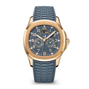 Reloj deportivo de lujo de 41mm de alta calidad, cronógrafo multifunción con correa de cuero de 20mm - Product Image 1