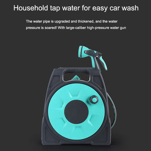 Enrouleur de tuyau d'arrosage <span class=keywords><strong>auto</strong></span>-rétractable portable haute pression pour nettoyage et arrosage - Product Image 2