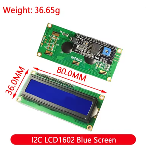 <span class=keywords><strong>LCD</strong></span> 1602 12864 2004 1602a I2C 128x64 dots đồ họa màu xanh lá cây đèn nền <span class=keywords><strong>LCD</strong></span> hiển thị module cho Raspberry Pi IIC/I2C - Product Image 3