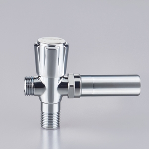 Robinet à bille angulaire en laiton DunYun, finition nickel-chrome HPb 59-1 / CW617, pour machine à laver - Product Image 5