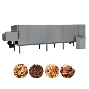 Corn Flakes Filled Puffs Breakfast <strong>Cereal</strong> Processing Line Heat Exchanger Mixer for Fruit Snacks Automatic High Efficiency Food - Product Image 3