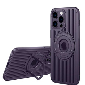 Funda Magnética Transpirable con Orificios para Disipación de Calor y Anillo para iPhone 15 11 13 Max 11 Plus con Soporte Oculto - Product Image 3