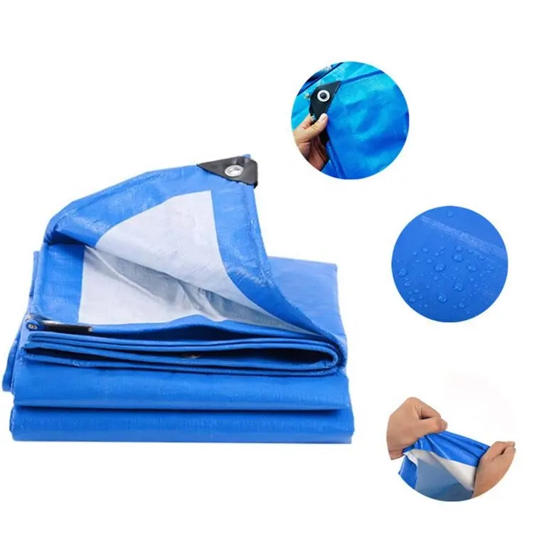 Lona resistente al calor Tarp Pe Tarp Blue Pe Tarp a la venta