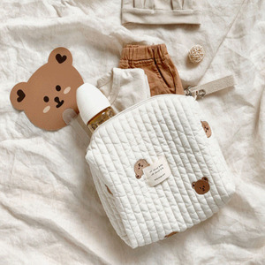 Sacs de maman en coton coréen Printemps Nouveaux sacs à couches <span class=keywords><strong>Sac</strong></span> de chariot de broderie animale - Product Image 4