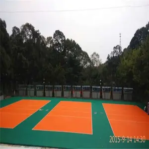 Outdoor Interlocking Flooring Portable Modular Used Interlock Flooring Tile Outdoor Volleyball Court Surface Mobile Carpet Volleyball Mats