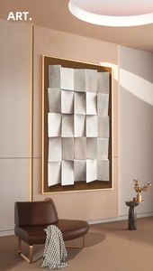 Nouveau Design moderne blanc 3D décoration de la maison Art mural <span class=keywords><strong>peinture</strong></span> pour la maison hôtel décorations murales - Product Image 3
