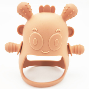 <span class=keywords><strong>Mordedor</strong></span> de Silicona de Grado Alimenticio, Libre de BPA, con Forma de Monstruo, para Bebés Unisex de 0 a 24 Meses - Product Image 1