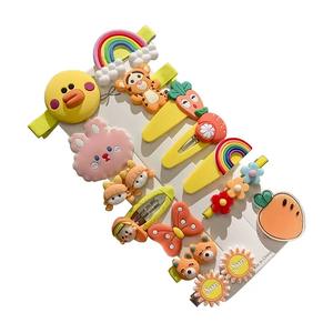 مشبك جانبي بلاستيكي مكسور للفتيات برسوم كرتونية لطيفة للأطفال مقاس 5 + للربيع والخريف ملابس رأس للأولاد والبنات - Product Image 6