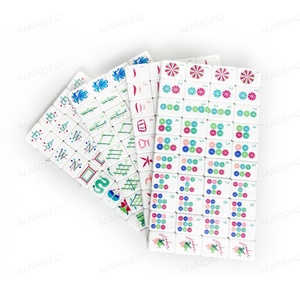 Luxury 160-Piece Portable Durable <b>Mahjong</b> Tiles Eco-Friendly Foldable Rose Red Acrylic Custom Size <b>Mahjong</b> <b>Set</b> for Sale - Product Image 6