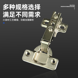 Bisagra 261 de Acero con Alto Contenido de Carbono de 3.5mm para Montaje en Superficie, para Puerta de Armario, Diseño Moderno y Duradero - Product Image 1