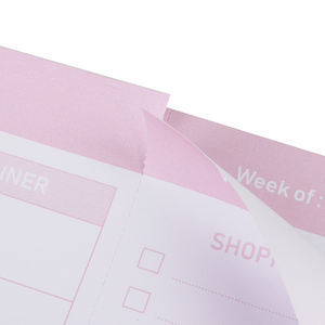 Lista de comestibles con impresión personalizada, Menú semanal y planificador de comida, Bloc de notas - Product Image 6