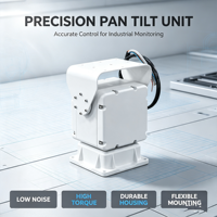 Unité de Pan-Tilt Professionnelle Motorisée à 2 Axes, Positionneur à Rotation 360°, Haute Capacité de Charge pour Caméra de Surveillance, Caméra Thermique, Antenne