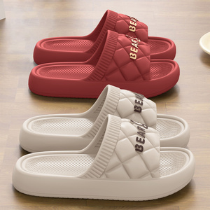 Women's Luxury EVA Slides <strong>Sandals</strong> Soft <strong>Elastic</strong> Thick Sole for Slippers for Summer Trendy Wholesale for House Hotel or Home Use - Product Image 1