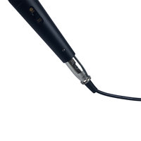 Microphone filaire dynamique professionnel micro oké de Studio cardioïde portable pour la communication vocale matière plastique Durable