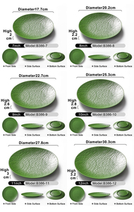 Trái cây tráng miệng Tấm Đá mô hình tối giản Melamine Ware tấm melamine tấm bộ đồ ăn cho cơm chiên chiên mì món ăn - Product Image 6