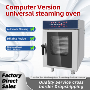 Equipo de Cocina Integral |   <span class=keywords><strong>Horno</strong></span> de Convección Eléctrico Comercial de Acero Inoxidable de 5 Niveles con Cámara de 388x420x420mm - Product Image 3