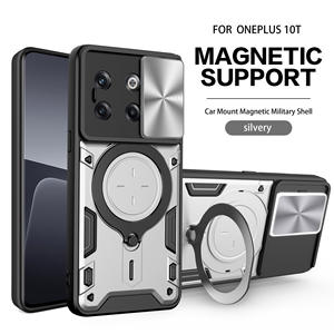 Étui de téléphone portable en TPU et PC avec design animal, aspiration magnétique, anti-chute, support d'anneau de doigt, applicable à l'international, pour <span class=keywords><strong>One</strong></span> <span class=keywords><strong>Plus</strong></span> <span class=keywords><strong>10T</strong></span> - Product Image 1