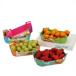 <span class=keywords><strong>Caja</strong></span> <span class=keywords><strong>de</strong></span> Embalaje para Frutas <span class=keywords><strong>de</strong></span> Diseño Creativo <span class=keywords><strong>con</strong></span> <span class=keywords><strong>Tapa</strong></span> Portátil <span class=keywords><strong>de</strong></span> Estilo <span class=keywords><strong>Origami</strong></span>, Apta para Alimentos - Product Image 1