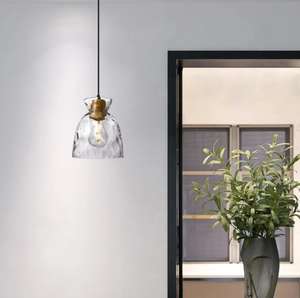 Candelabro LED de cristal de onda de agua nórdico OEM, candelabro de barra de una sola cabeza para cabecera de dormitorio Simple - Product Image 5