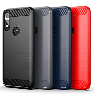 Ốp Lưng Hoàn Toàn Sang Trọng TPU Silicone Mềm Carbon Fiber Cho <span class=keywords><strong>Moto</strong></span> E7 Cho <span class=keywords><strong>Moto</strong></span> <span class=keywords><strong>E</strong></span> 2020 Ốp Lưng Điện Thoại - Product Image 1