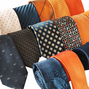 Cà vạt nam chất lượng cao OEM ODM, chất liệu polyester dệt jacquard toàn thân, thiết kế màu trơn, chất liệu microfiber - Product Image 1