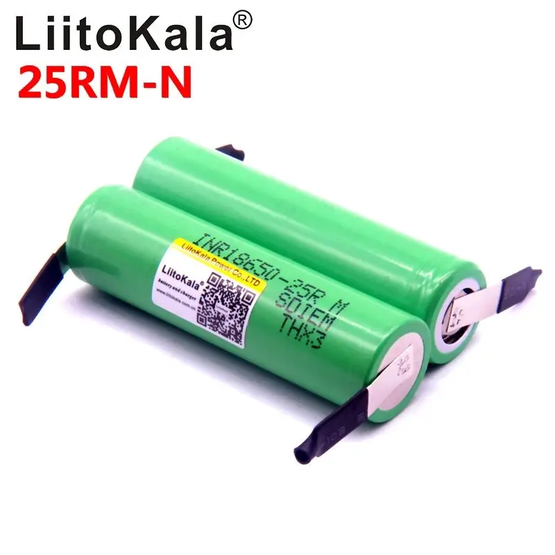 LiitoKala nuovo originale 3.7v 18650 HG2 3000mAh batterie ricaricabili al litio scarica continua 30A per giocattoli per elettroutensili Drone