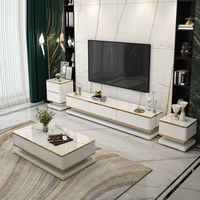 Table basse carrée blanche de style nordique, meuble de salon de luxe avec rangement, table basse moderne en bois