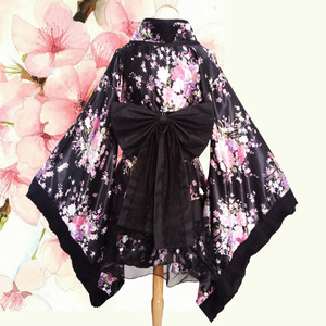 Kimono Cardigan Sexy in Stile Giapponese, Vestito da <span class=keywords><strong>Cameriera</strong></span> Lolita per Donne, <span class=keywords><strong>Costume</strong></span> per Feste, Danza e Cosplay Anime - Product Image 3