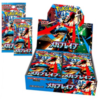 Version japonaise M1L Cartes à collectionner Pokémon PTCG Boîte de boosters complète Mega Evolution Série Lillie Scellée Boîte de boosters Mega Brave
