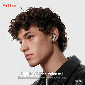 Écouteurs sans fil Earldom Bluetooth V6.0, écouteurs antibruit ANC+ENC en alliage de zinc avec affichage numérique LED - Product Image 5