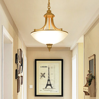Suspension simple de style ferme américaine, luminaire de plafond suspendu pour salle à manger, escalier, balcon, couloir, éclairage décoratif pour la maison