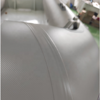 Nouvelle arrivée CE 6 capacité haute vitesse nervure 330 360 hypalon deep-v en aluminium bateau gonflable à coque rigide à vendre