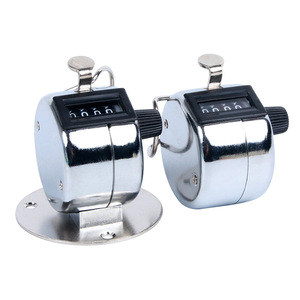 Contador manual de metal Kailan, medidor mecánico con base y pantalla de siete segmentos, modelo JZR, para aplicaciones de conteo. - Product Image 2