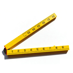 Règle pliable en plastique de 1 mètre, outil de mesure à 4 plis avec échelle transparente pour le bricolage et l'artisanat - Product Image 1