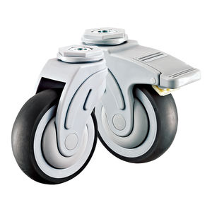 3 ''4'' 5 ''Hochleistungs-medizinische Rollen Abschließbare stumme Gummi profile für Krankenhaus betten Medizinische Wagen Instrumenten wagen - Product Image 2