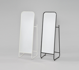 TMG-I91 miroirs d'habillage debout pleine longueur au design moderne grande décoration de salon avec verre trempé - Product Image 4