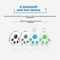 Traceur intelligent pour animaux de compagnie en forme de patte, Bluetooth 5.0, faible consommation d'énergie, dispositif anti-perte avec application mobile, alarme bidirectionnelle