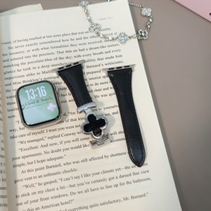 Bracelet magnétique Upro Luxury Four Leaf Clover pour iWatch Series 10 9 8 7, bracelet en cuir véritable pour Watch S10 SE - Product Image 5