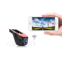 FHD1080P Grabador U Universal especializado H.264 WIFI Car DVR Dash Cam 24H Monitor de estacionamiento ABS + PC Plastic Blackbox Source Factory