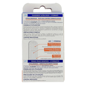 40 Cerotti per Pelli Sensibili - 3 Misure, Traspiranti, con Cuscinetto Assorbente 3D, Cerotti per Ferite e Pelli Sensibili - Product Image 2
