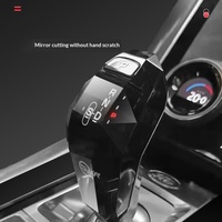 Poignée de levier de vitesses intérieure pour Range Rover Discovery Sport Evoque E-PACE F-TYPE XEL, en verre, pour modification automobile, 15-23 LUH