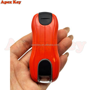 Fundas de Repuesto para Llaves de Alta Calidad en Color Naranja para Porsche con Adhesivos para Crear Marcos de Fotos Artísticos - Product Image 6