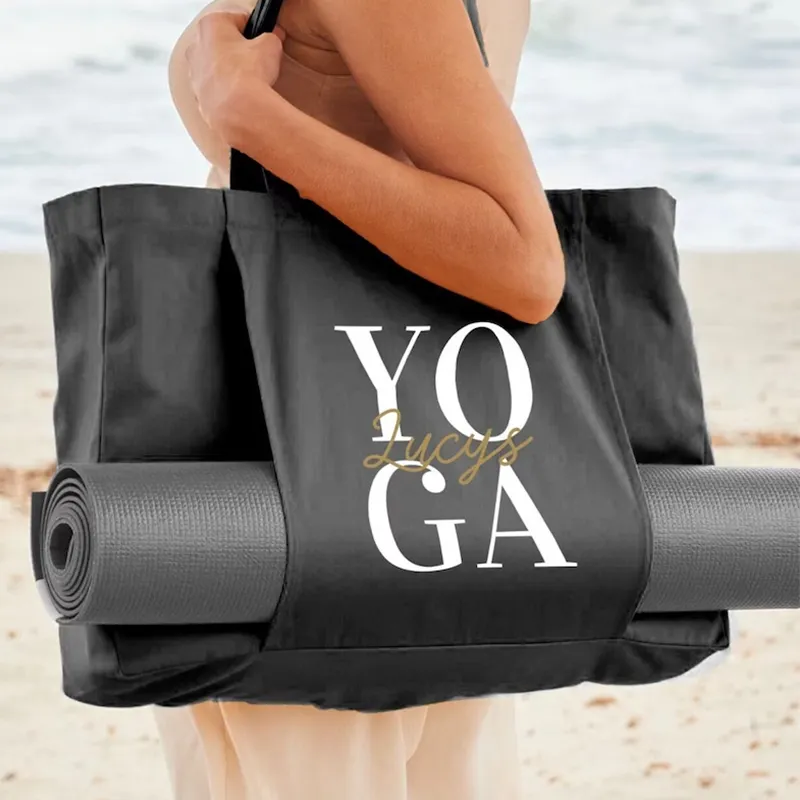 Voyage toile sac de sport exercice Yoga tapis transporteur épaule sac fourre-tout Yoga accessoires sac de sport pour les femmes