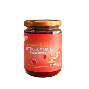 Bottiglia di salsa di pomodoro al pollo spedita in fabbrica sapore di pomodoro 238g